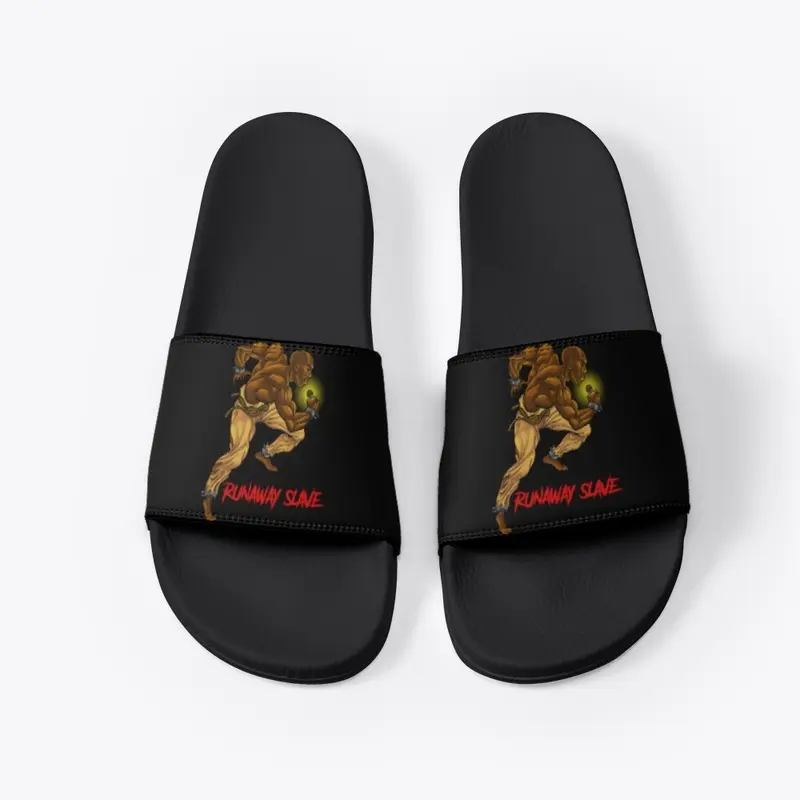 Black Sole RAS Slides w Removable Straps