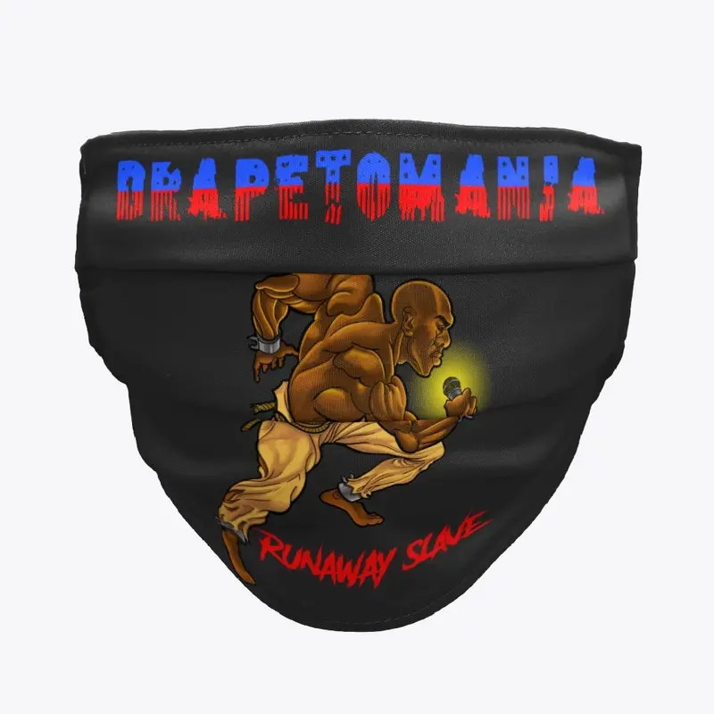 Drapetomania w/ RAS logo Cloth Facemask